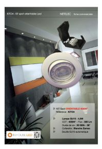 KITO4 Kit orientable 4000K°