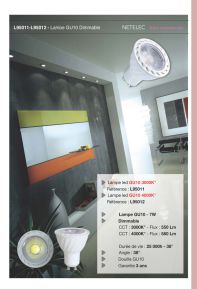 Lampe GU10 7W led dimmable