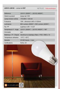 Lampe E27 bulbe