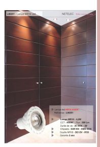 Lampe MR16 4,5W led 4000K°