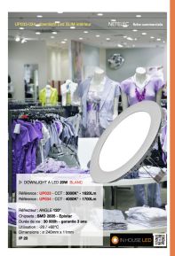 Downlight slim 20W