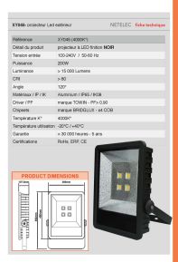 100W Noir