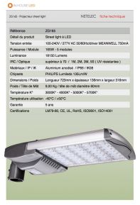street light 165W