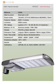 street light 200W