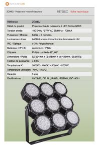 projecteur 840W