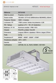 Projecteur tunnel 40W