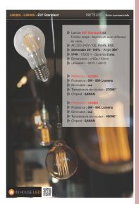 Lampe E27 standard filament