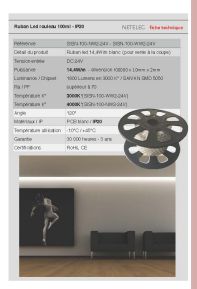 Ruban led IP20 - 100ML - 3000K° - 4000K°